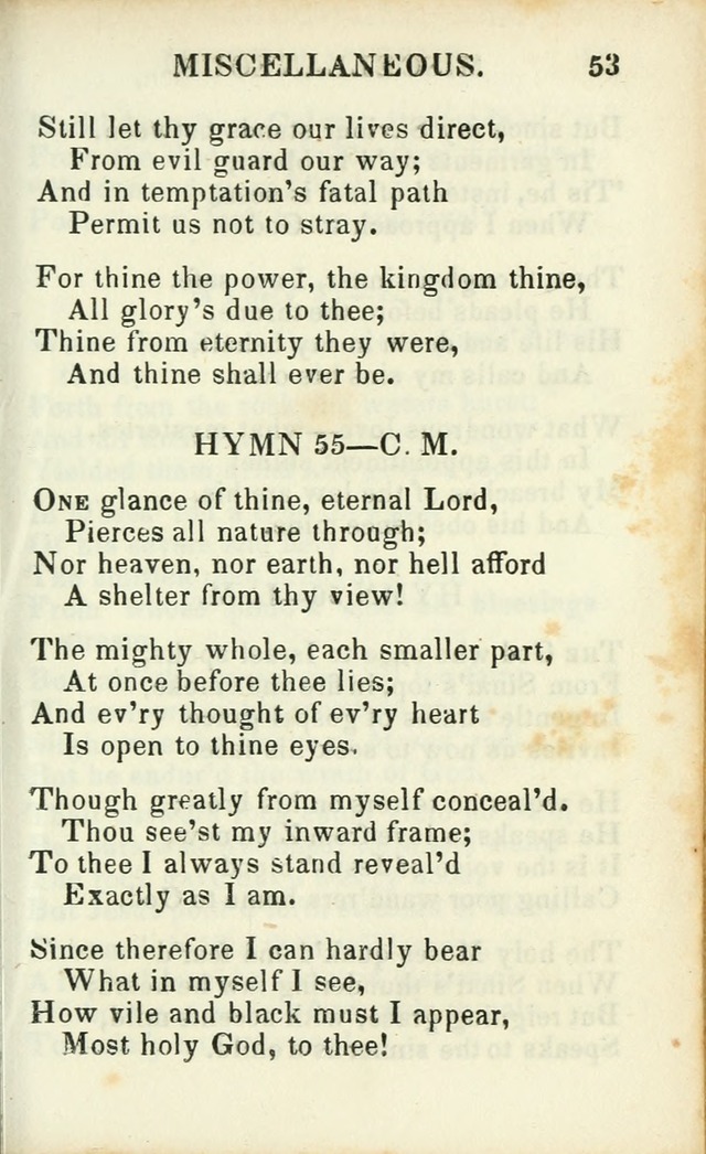 Psalms, Hymns and Spiritual Songs, Original and Selected. (14th stereotype ed.) page 309