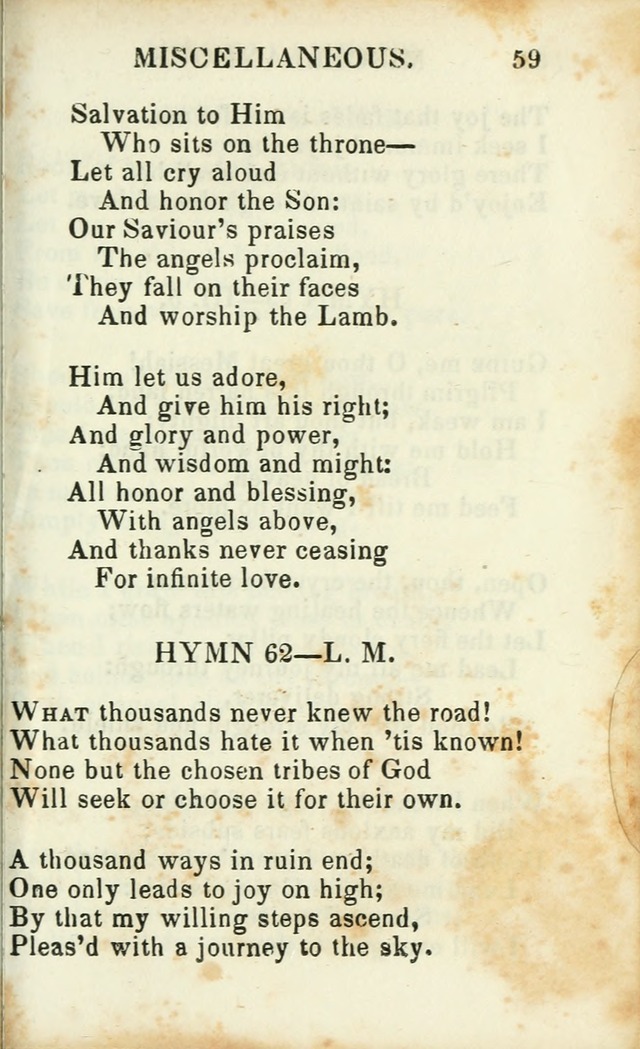 Psalms, Hymns and Spiritual Songs, Original and Selected. (14th stereotype ed.) page 315