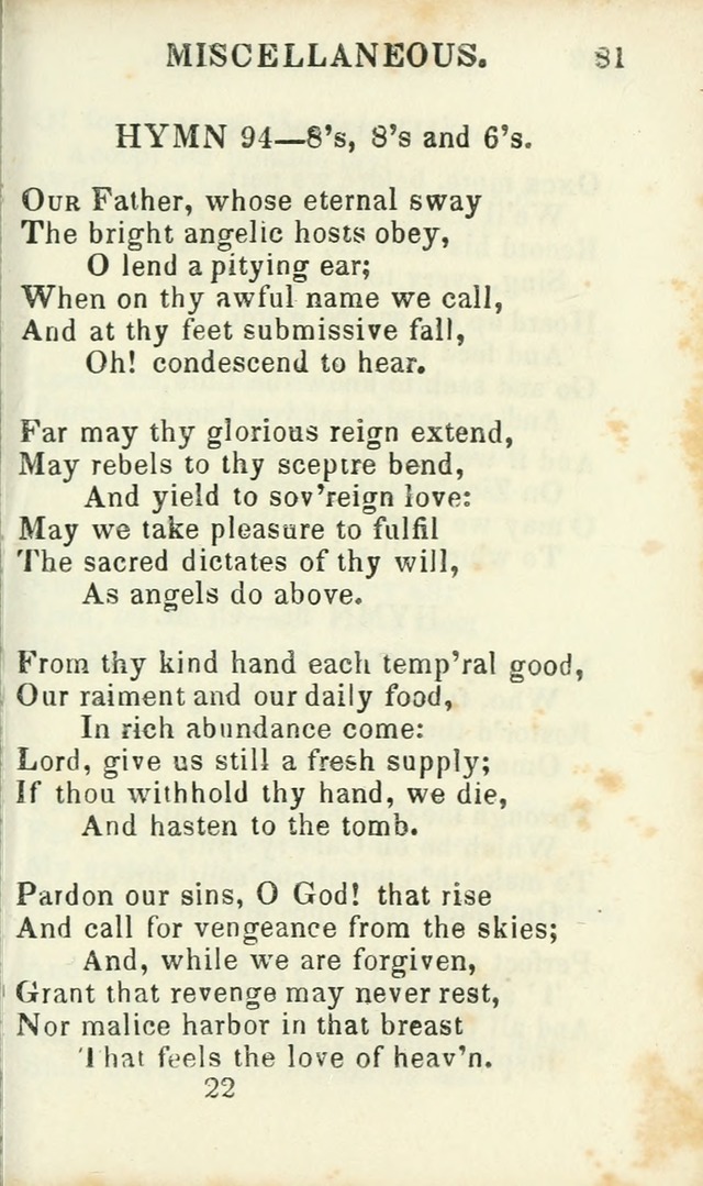 Psalms, Hymns and Spiritual Songs, Original and Selected. (14th stereotype ed.) page 337
