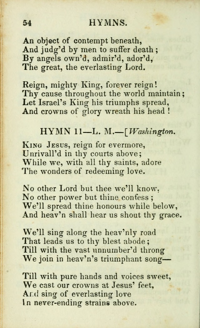 Psalms, Hymns and Spiritual Songs, Original and Selected. (14th stereotype ed.) page 54
