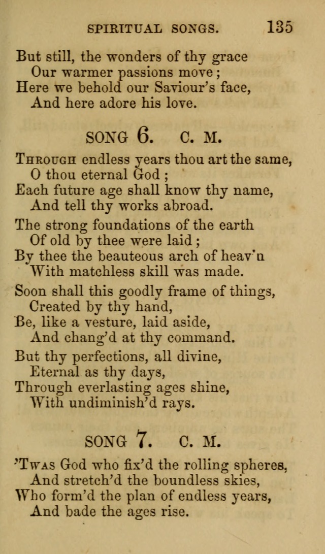Psalms, Hymns and Spiritual Songs, Original and Selected. (7th ed.) page 135