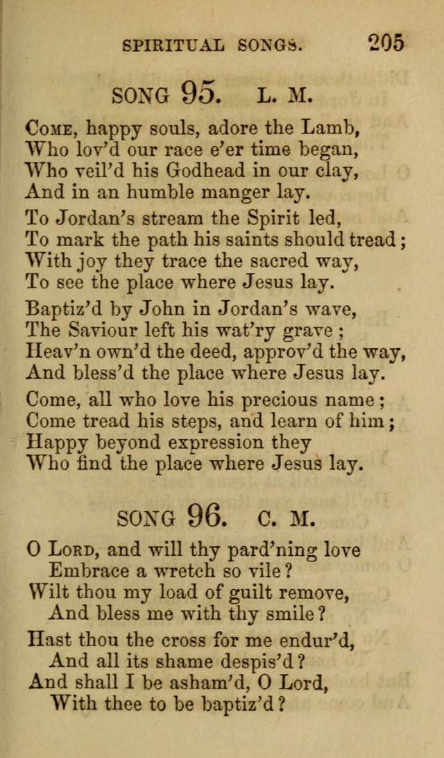 Psalms, Hymns and Spiritual Songs, Original and Selected. (7th ed.) page 205
