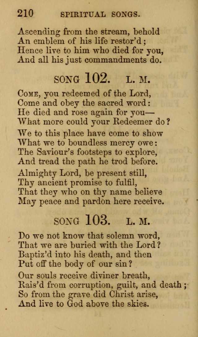 Psalms, Hymns and Spiritual Songs, Original and Selected. (7th ed.) page 210