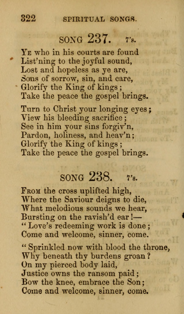 Psalms, Hymns and Spiritual Songs, Original and Selected. (7th ed.) page 322
