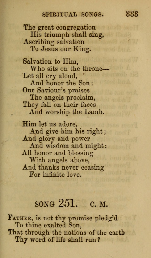 Psalms, Hymns and Spiritual Songs, Original and Selected. (7th ed.) page 333