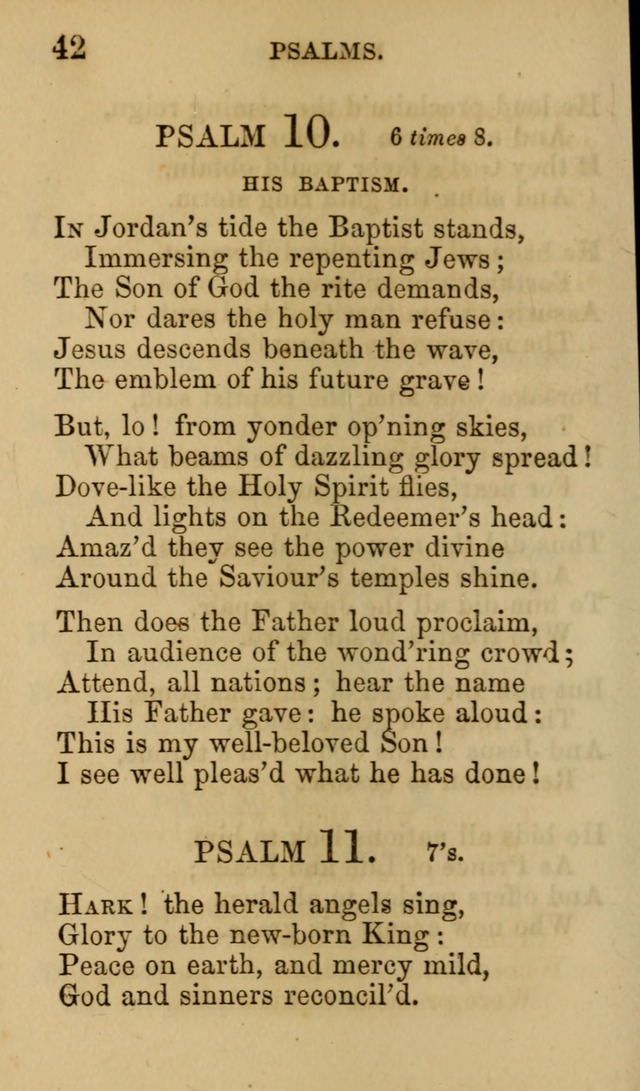 Psalms, Hymns and Spiritual Songs, Original and Selected. (7th ed.) page 42
