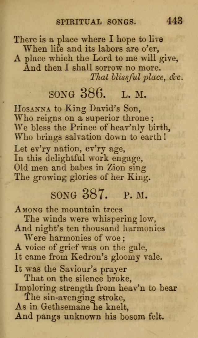 Psalms, Hymns and Spiritual Songs, Original and Selected. (7th ed.) page 443