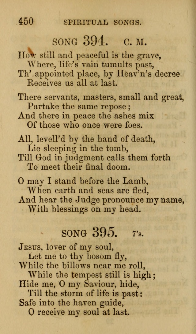 Psalms, Hymns and Spiritual Songs, Original and Selected. (7th ed.) page 450
