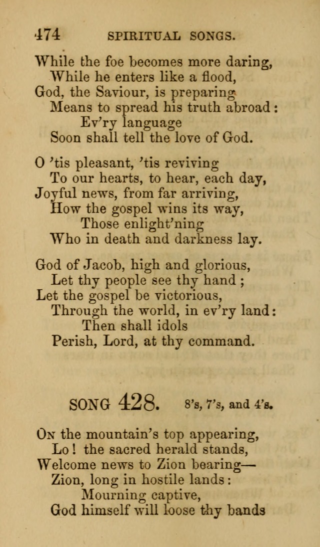Psalms, Hymns and Spiritual Songs, Original and Selected. (7th ed.) page 474