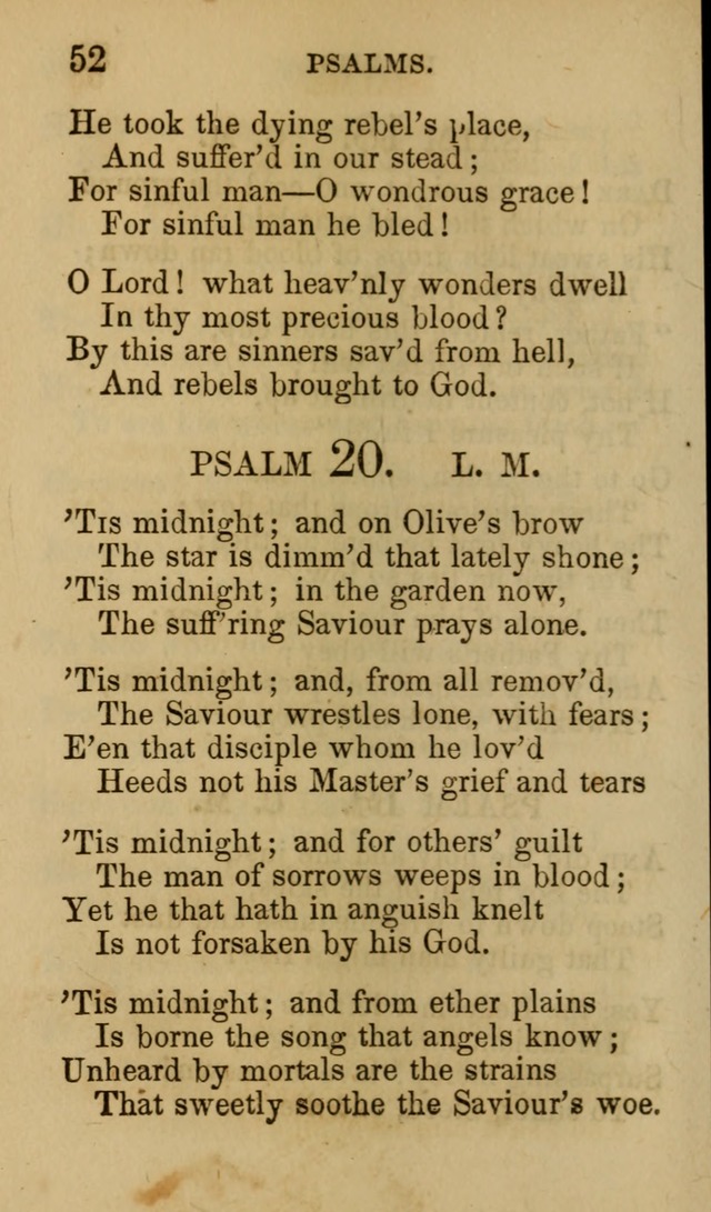 Psalms, Hymns and Spiritual Songs, Original and Selected. (7th ed.) page 52