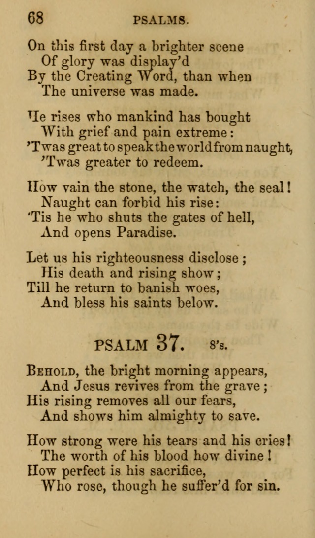 Psalms, Hymns and Spiritual Songs, Original and Selected. (7th ed.) page 68