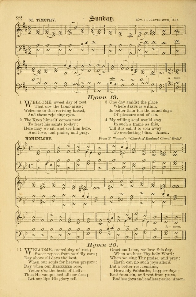 The Parish hymnal: for "The service of song in the House of the Lord" page 29