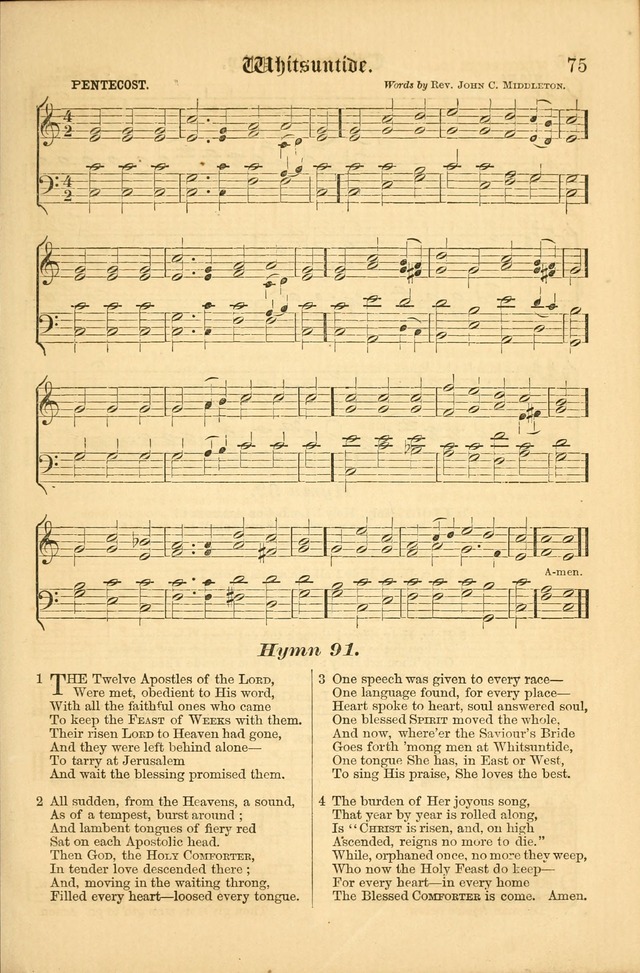 The Parish hymnal: for "The service of song in the House of the Lord" page 82