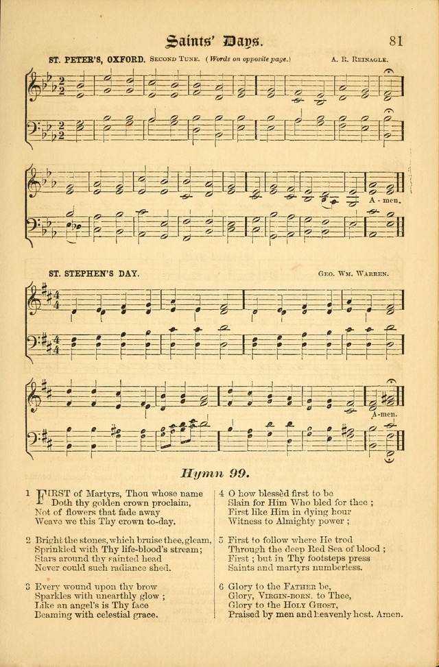 The Parish hymnal: for "The service of song in the House of the Lord" page 88