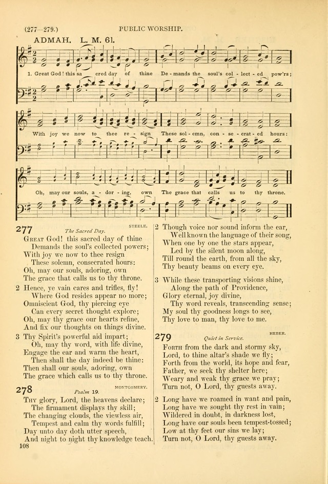 Psalms and Hymns and Spiritual Songs: a manual of worship for the church of Christ page 108