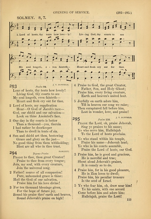 Psalms and Hymns and Spiritual Songs: a manual of worship for the church of Christ page 113