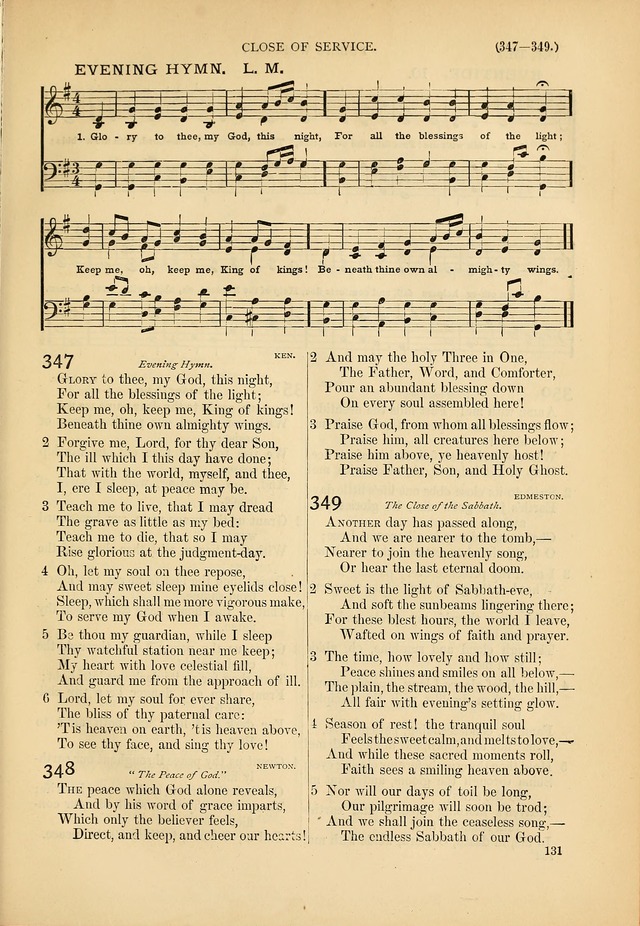 Psalms and Hymns and Spiritual Songs: a manual of worship for the church of Christ page 131