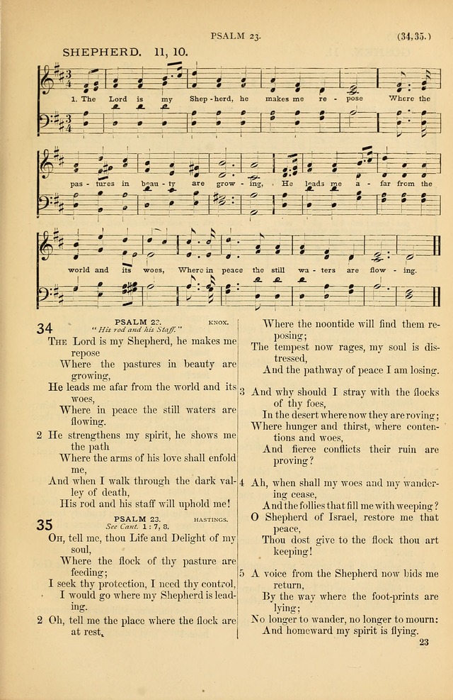 Psalms and Hymns and Spiritual Songs: a manual of worship for the church of Christ page 23