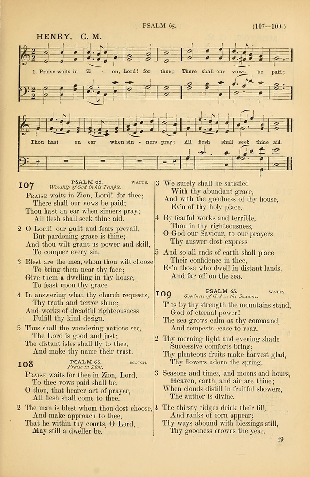 Psalms and Hymns and Spiritual Songs: a manual of worship for the church of Christ page 49