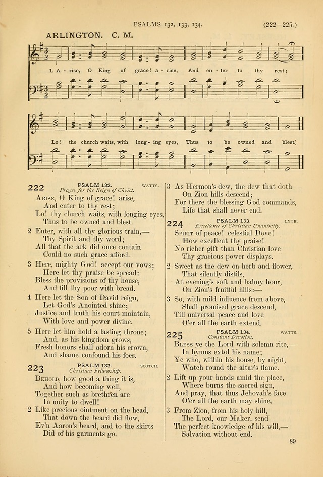 Psalms and Hymns and Spiritual Songs: a manual of worship for the church of Christ page 89