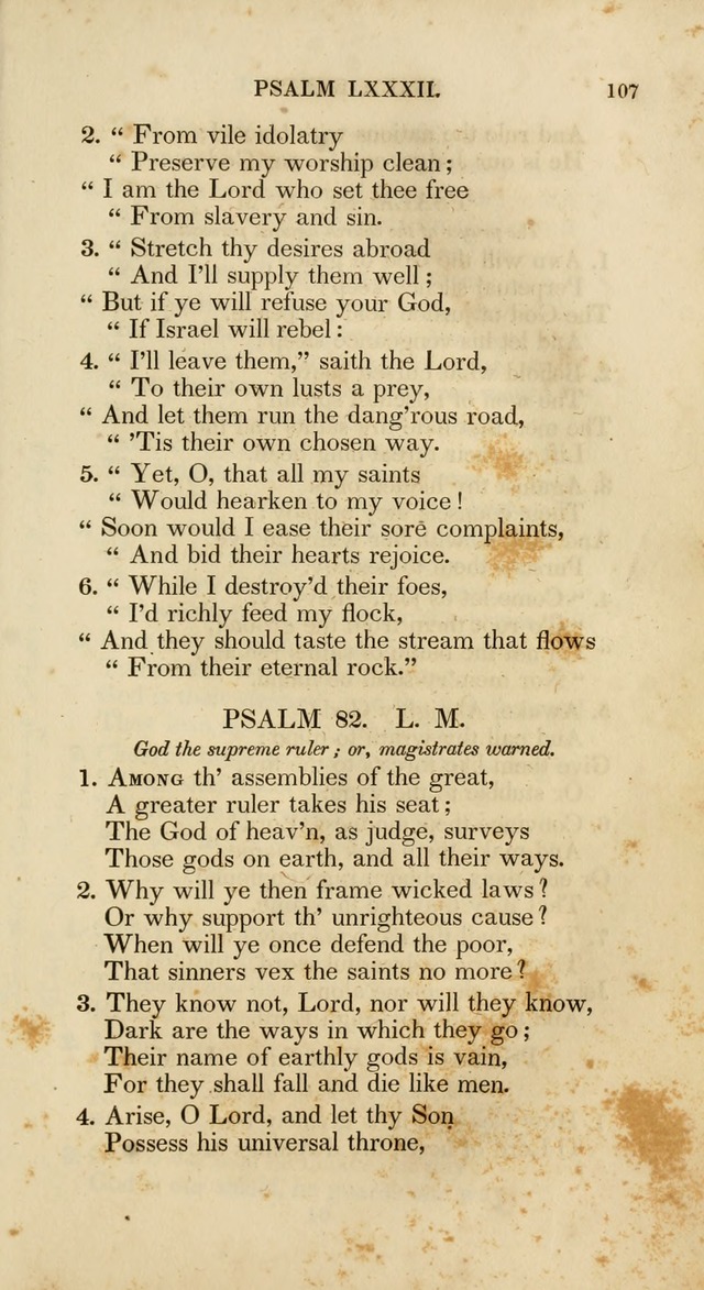 Psalms and Hymns, for the Use of the German Reformed Church, in the United States of America. (2nd ed.) page 110
