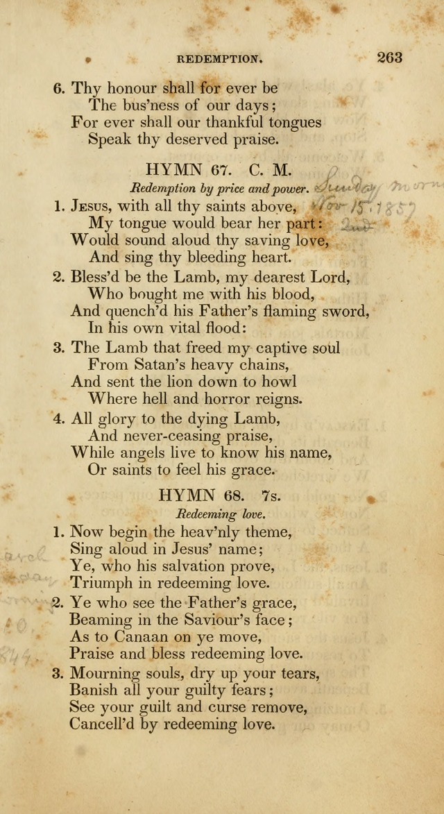 Psalms and Hymns, for the Use of the German Reformed Church, in the United States of America. (2nd ed.) page 266