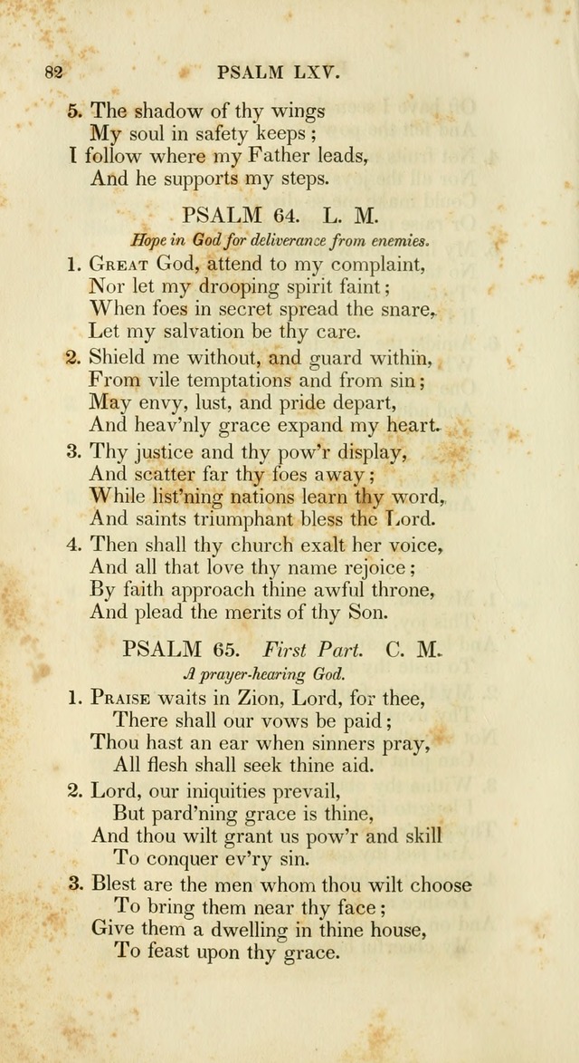 Psalms and Hymns, for the Use of the German Reformed Church, in the United States of America. (2nd ed.) page 85