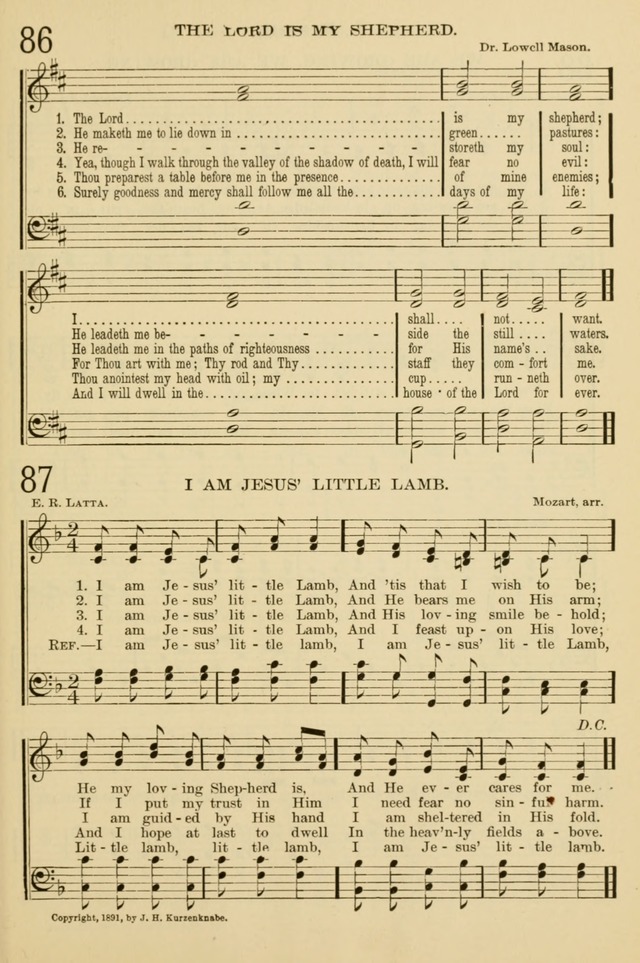 The Primary and Junior Hymnal page 73