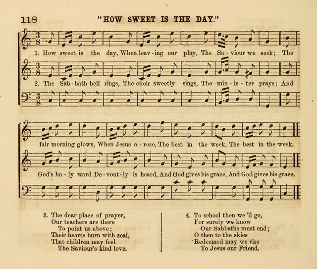 The Presbyterian Juvenile Psalmodist page 118