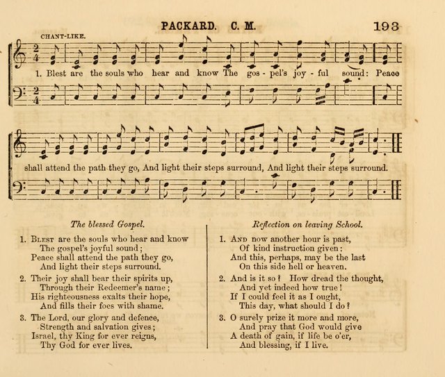 The Presbyterian Juvenile Psalmodist page 193