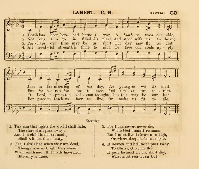 The Presbyterian Juvenile Psalmodist page 55