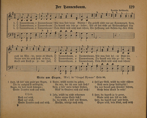 Pilger Lieder: für die Sonntagschule, Erbauungsstunde, Familie, u.s.w. page 129
