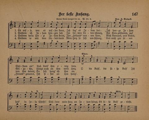 Pilger Lieder: für die Sonntagschule, Erbauungsstunde, Familie, u.s.w. page 147