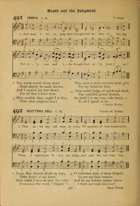 The Primitive Methodist Church Hymnal: containing also selections from scripture for responsive reading page 322