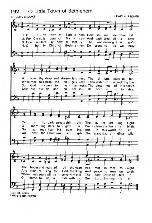 Praise! Our Songs and Hymns page 156