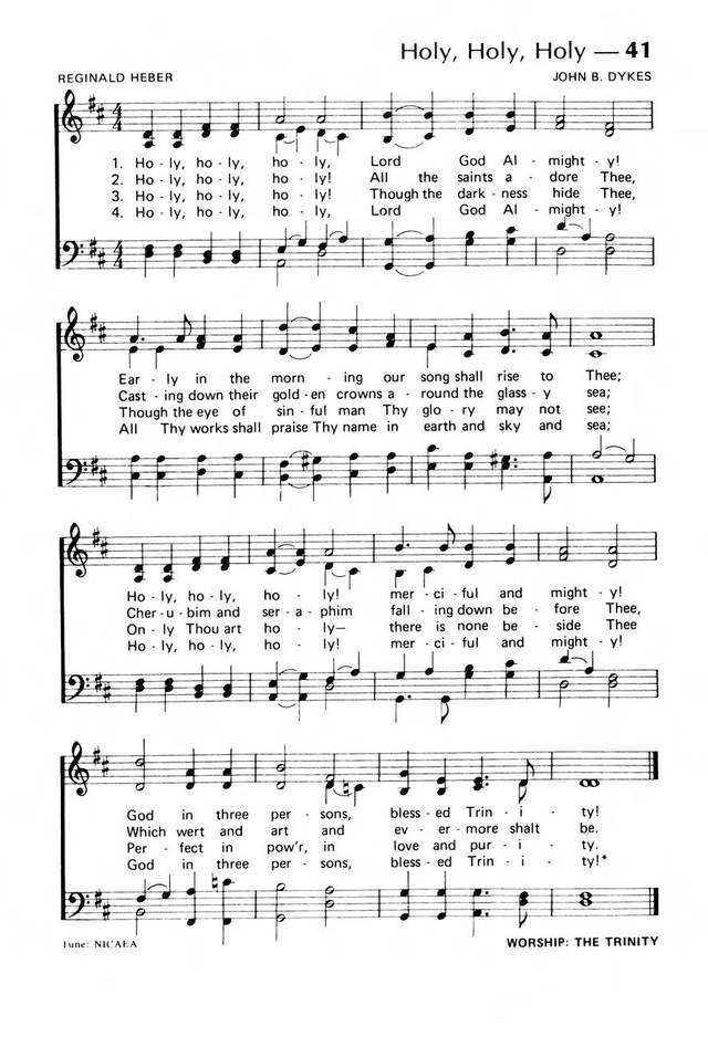 Praise! Our Songs and Hymns page 32