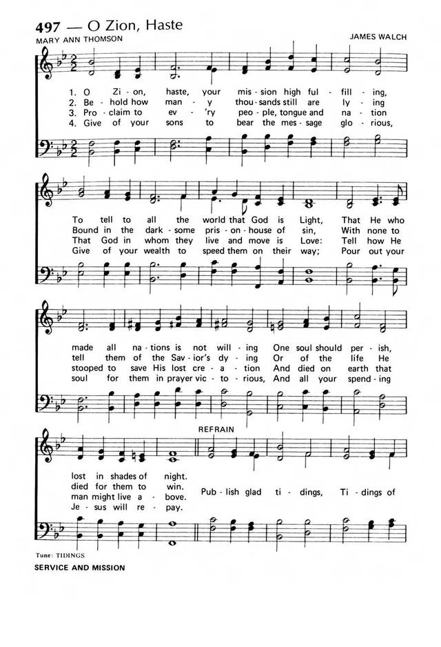 Praise! Our Songs and Hymns page 428