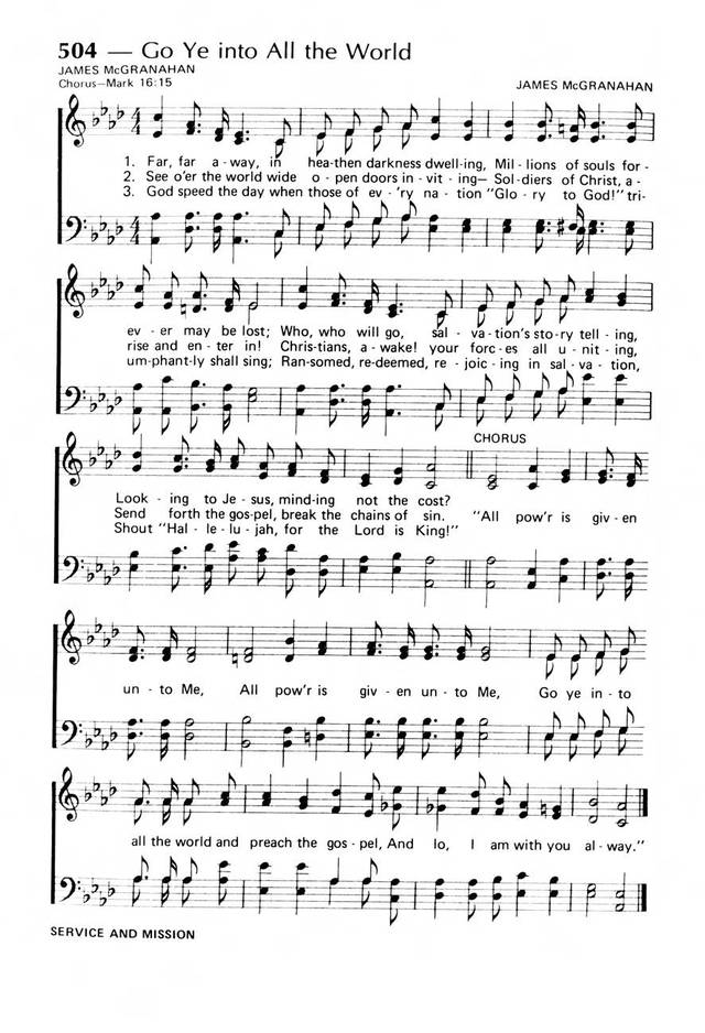 Praise! Our Songs and Hymns page 434