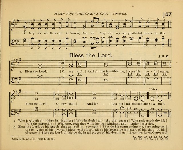 Peerless Praise: a collection of hymns and music for the Sabbath school, with a complete department of elementary instruction in the theory and pract page 113
