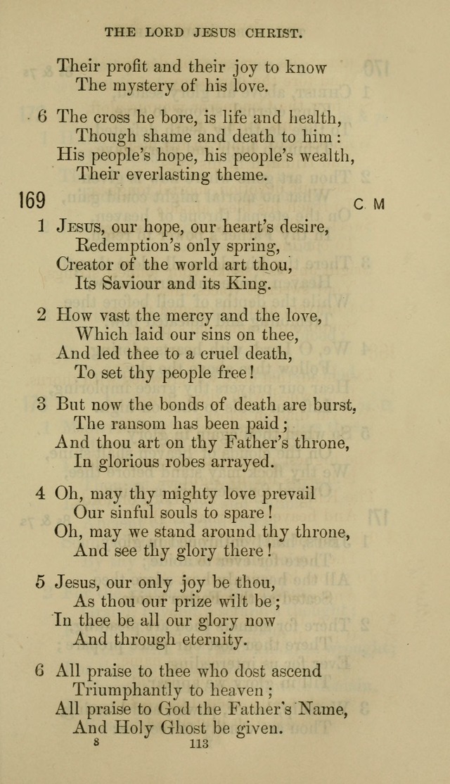 The Presbyterian Hymnal page 113