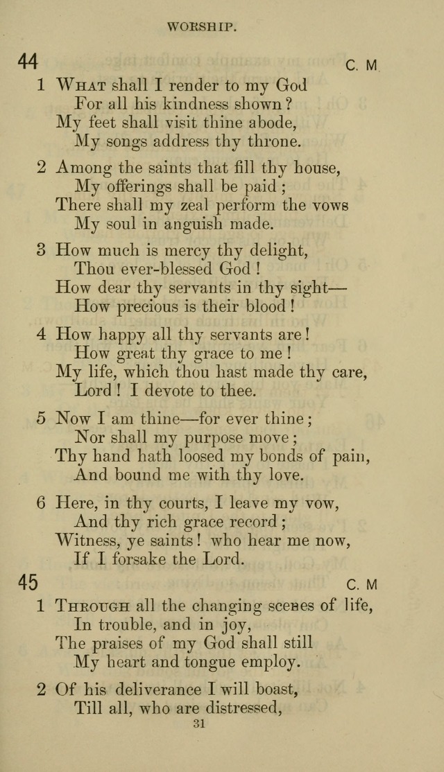 The Presbyterian Hymnal page 31