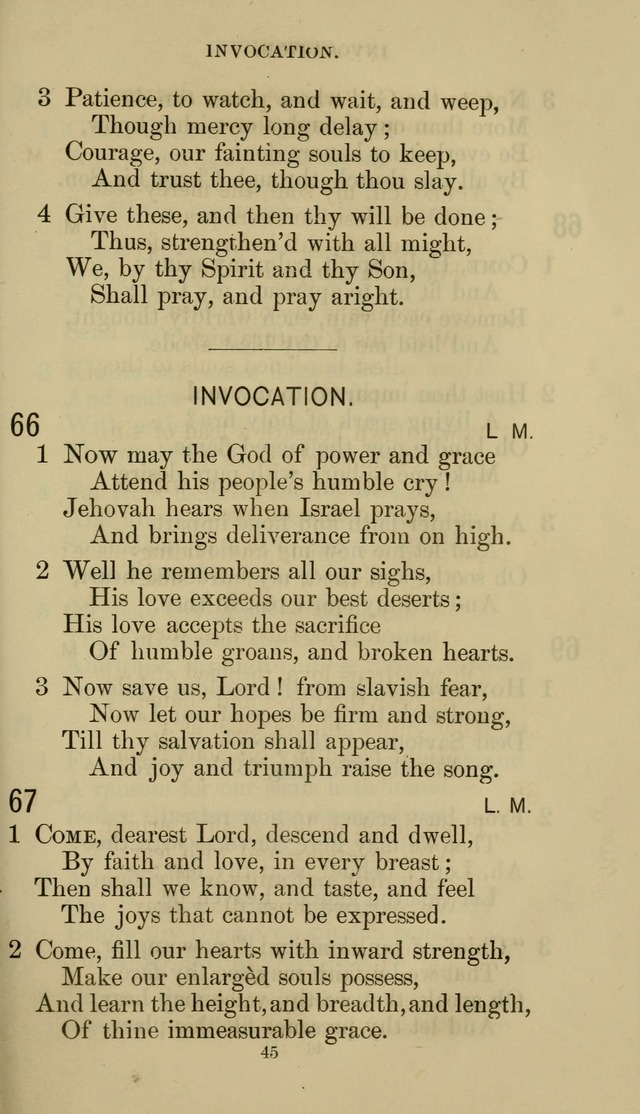 The Presbyterian Hymnal page 45