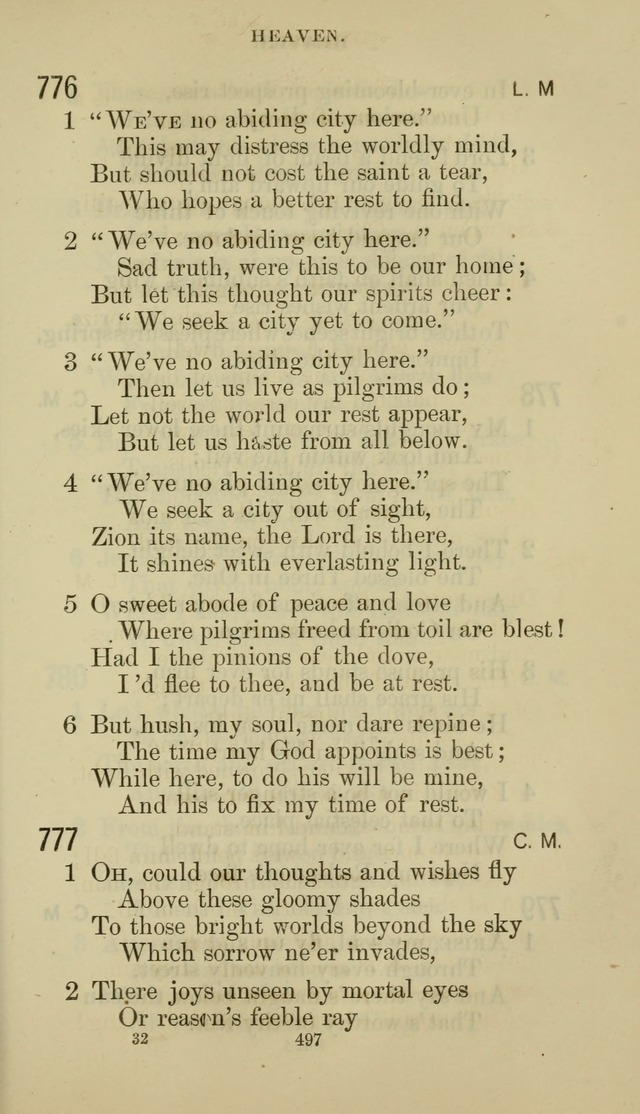 The Presbyterian Hymnal page 497