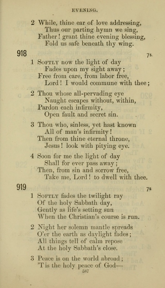 The Presbyterian Hymnal page 587