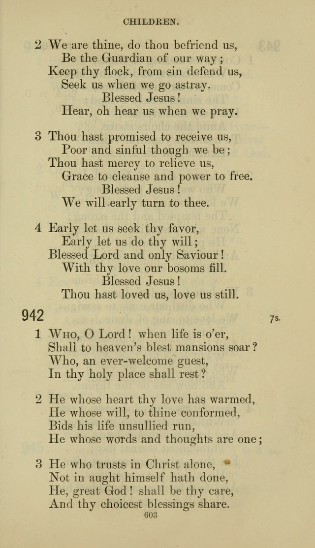 The Presbyterian Hymnal page 603