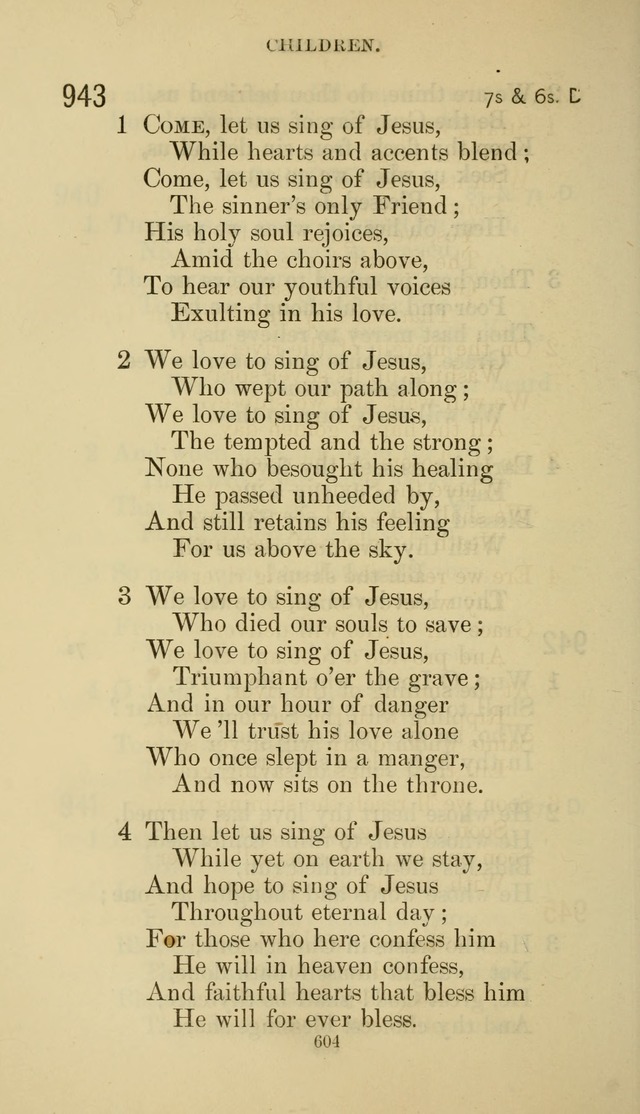The Presbyterian Hymnal page 604