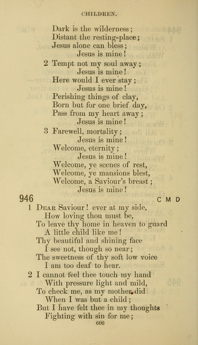 The Presbyterian Hymnal page 606