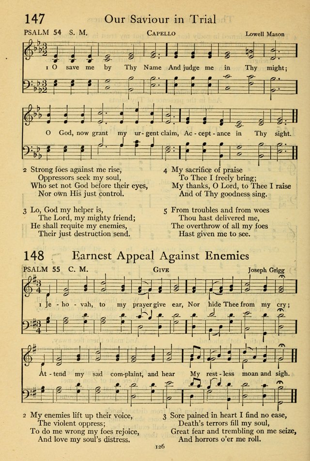 The Psalter: with responsive readings page 126