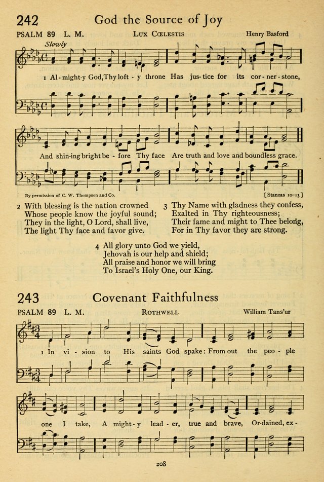 The Psalter: with responsive readings page 210