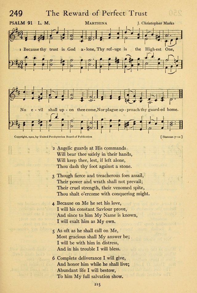 The Psalter: with responsive readings page 217